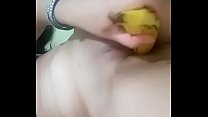 Trying my first video at home with banana