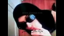 arab girl nice blowjob with her veil hijab