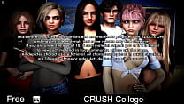 CRUSH College (free game itchio) Visual Novel, Adventure