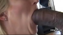 Tight chick nailed by big black cock
