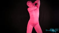 Pink Zentai SPANDEX ENCASEMENT FETISH CLOTHING