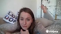 Delicious Teen Finger Bangs On Webcam