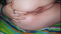 Fat Blondie Getting her Butthole Fucked - Homemade