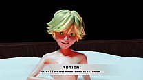 Adult Cat Noir, Reaper & Other Gay Couples - Masturbation, Sex Toys, Blowjob, Anal Water Inflation