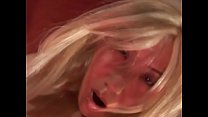 Asian blonde sucked a powerful cock and fucked with it