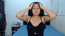 Mariana will make you cum in a personalized video session JOI seeing her like this POV will make you want to kiss her