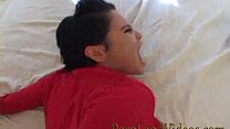 sexy latina girl with pierced clit pov blowjob and fuck