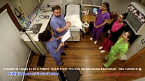 CNA Interna Reina, Lenna Lux, Angelica Cruz Preform First Experience Medically Checking Patients While Instructor Nurse Lilith Rose and Doctor Tampa Look On To Assess What The New Nurses Have Learned During Their Classes #SocialAwarenessPorn