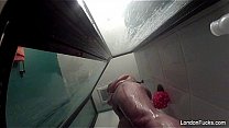 London Keyes's Sexy Shower Solo