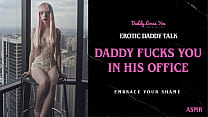 StepDaddy fucks and impregnates his stepdaughter in his office after your college classes