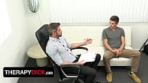 Therapy Dick - Handsome Doctor Helps His Young Twink Patient Explore His Sexual Options