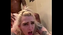 Fucking white bitch doggy style. She love this bbc