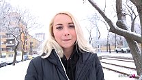 GERMAN SCOUT - BLONDE 19yr OLD GIRL TALK TO SEX FOR CASH AT FAKE MODEL JOB