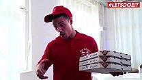 LETSDOEIT - Delicious Business Lady Monika Phamous Has Some Hardcore Action With The Pizza Boy At Work