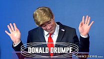 Donald Drumpf fucks Hillary Clayton during a debate