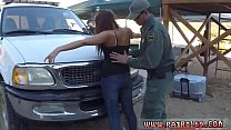 Mason storm cop and traffic police first time Brunette gets pulled