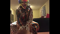 Gibby the clown fucking a milf in her house while listening to a clown song