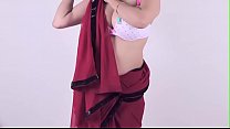 How To Wear Saree Perfectly Step By Step - DIY Saree D - Easily, Quickly and Perfectly (480p).MP4