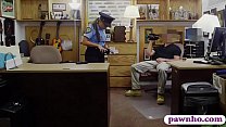 Busty woman BJ and fucked by pawn man
