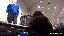 Stunning czech teen is seduced in the mall and drilled in pov
