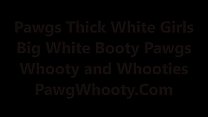 White booty tease shake whooty
