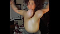 Big Boobs Bouncing during Exercise