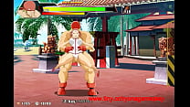 Big man having sex in erotic game video
