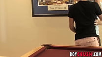 Naughty gays hardcore pounding after BJs
