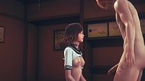 Hentai Uncensored 3D - Kaya penetration in tatami