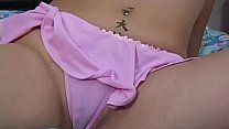 Sniffing stolen panties makes my pussy so wet