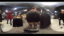 Porn star jiggle boobies and booty at convention