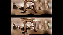 Mature girl shows off her anal plug in virtual reality - vr pornjack.com