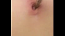 Girl anus is pierced  painfully