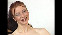 Cute german redhead is doing her first casting