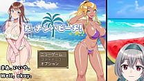A man comes to a beach with many bikini girls.[trial](Machinetranslatedsubtitles)1/3