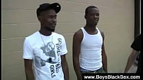 Blacks Thugs Breaking Down Hard Sissy White Boys 01