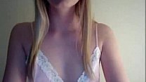 blonde solo teen  webcam show