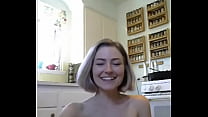 Amy cooking naked