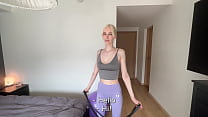 Sexy Girl Fitness Coach is Fucked and Creampied!