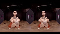 PORNBCN VR | The tattoed teen PRVega in the DARK ROOM in virtual reality masturbating hard in a private date for you COMPLETE in LINK ->