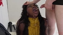 Dominated and humiliated piss fetish anal ebony gets ravaged up her tight butt
