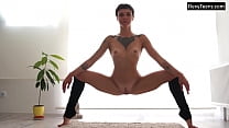 Naked flexi workouts and backbends by Sima Strekoza
