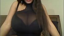 Friend's mom showing Big tits MILF on webcam