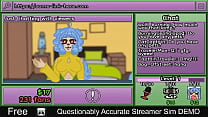 Questionably Accurate Streamer Sim (free game itchio ) Simulation, Adult, Arcade, Clicker, Erotic, Furry, Hentai, Idle, Mouse only, NSFW, Short