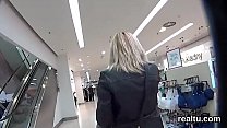 Exceptional czech kitten gets seduced in the mall and fucked in pov