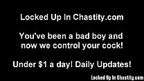 You should be locked in chastity for life