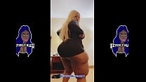 Big Booty Beverly Blue SSBBW Shakes Her Fat Booty!