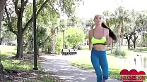 Workout Babe gets Exposed & Dicked Down