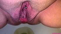 Enjoy my pierced BBW Creampie Pussy