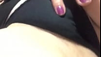 Orgasm in bed with fingers